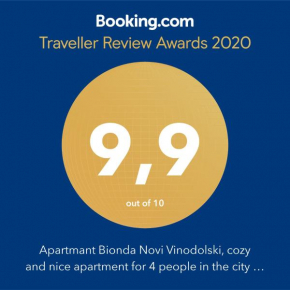Apartmant Bionda Novi Vinodolski, cozy and nice apartment for 4 people in the city center